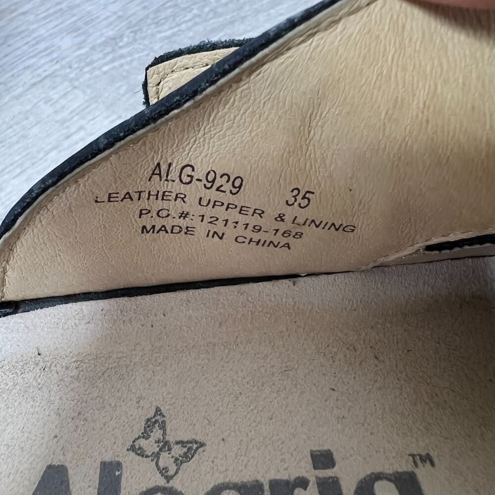 Alegria Shoes Womens Size 4.5 / 35 Classicdigo Zig Zag Clog Style Nursing - Picture 2 of 16